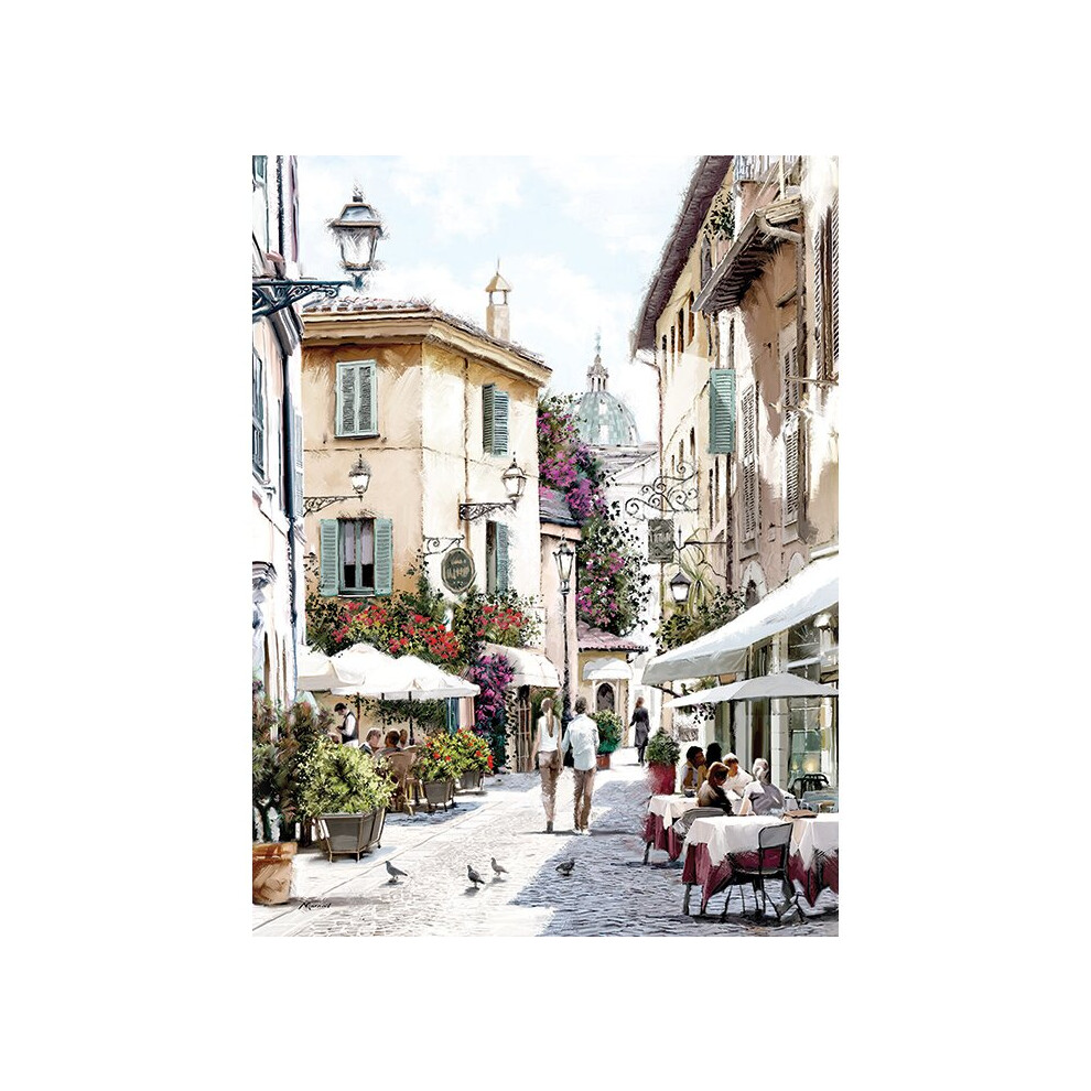 The Art Group Richard Macneil (Café Stroll) 30 X 40 X 4Cm Canvas Print