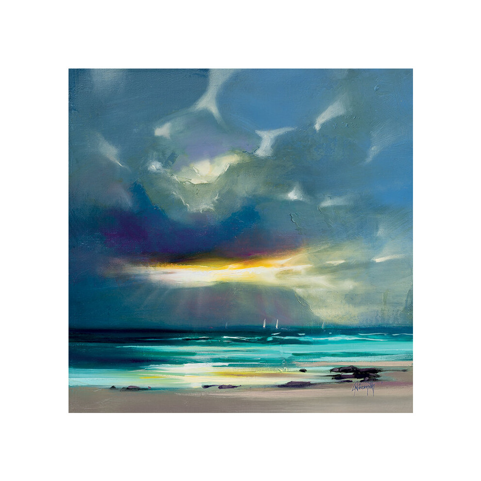 Scott Naismith (West Coast Blues II) 40 x 40 x 4cm Canvas Print