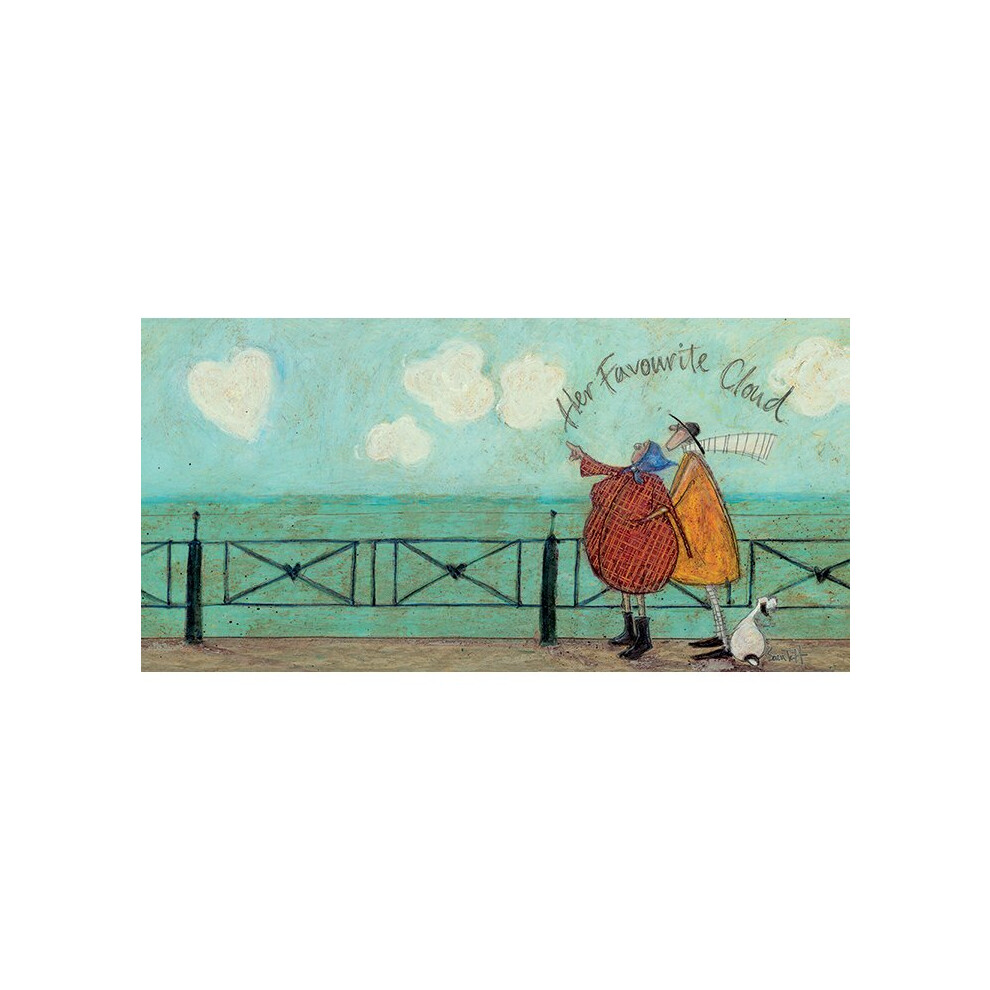 Sam Toft (Her Favourite Cloud II) 30 x 60 x 4cm Canvas Print