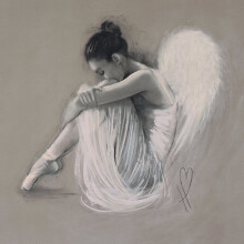 Hazel Bowman (Angel Wings IV) 60 x 60 x 4cm Canvas Print