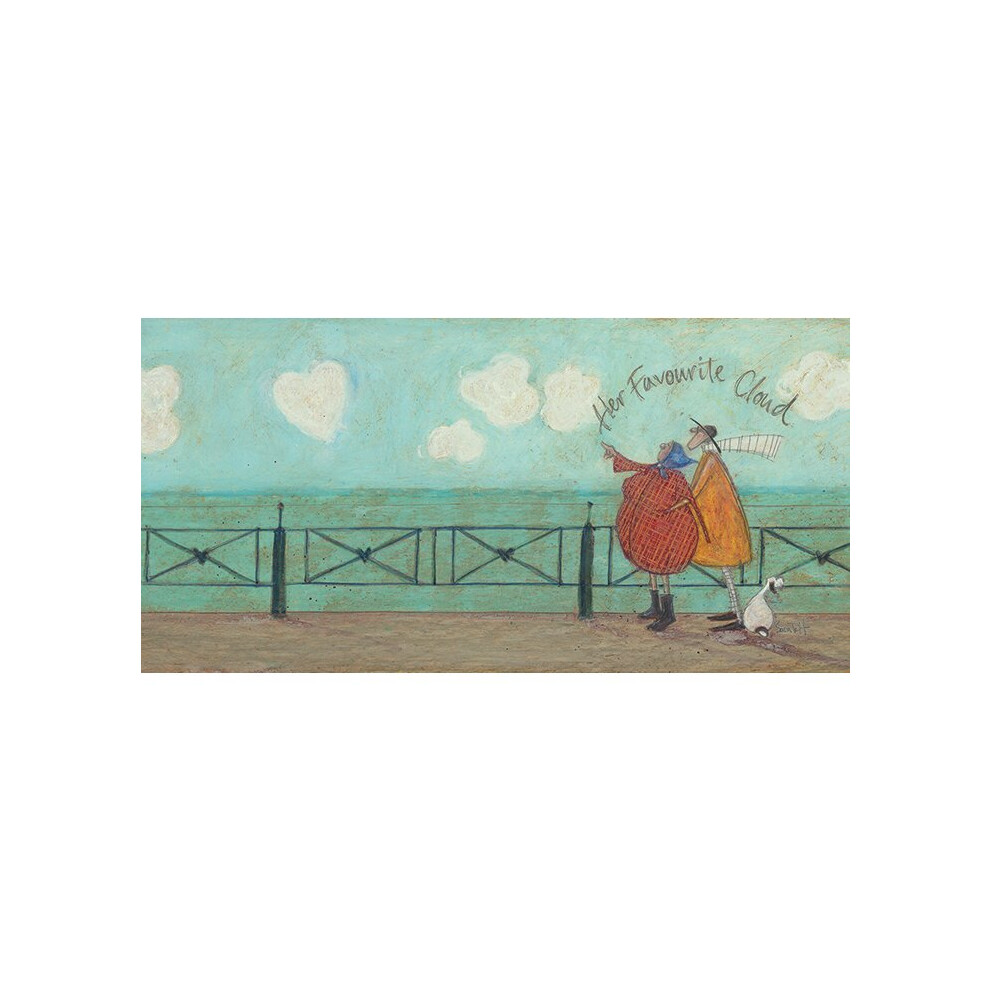 Sam Toft (Her Favourite Cloud II) 50 x 100 x 4cm Canvas Print