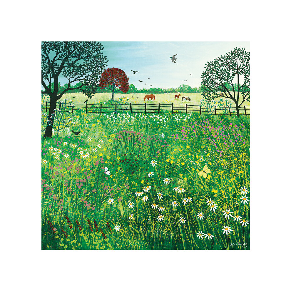 Jo Grundy (Summer Grazing) 40 x 40 x 4cm Canvas Print