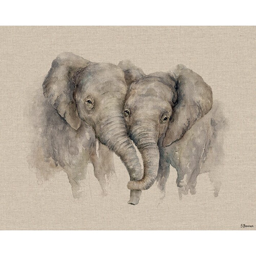 Jane Bannon (Soul Mates) 40 x 50 x 4cm Canvas Print