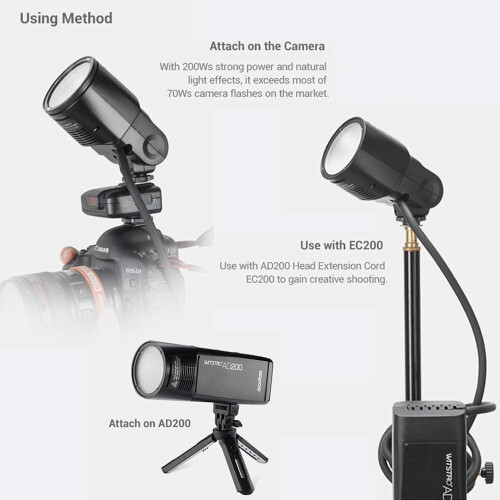 Godox Godox H200R Round Head for Godox AD200 AD200 Pro Flash Strobe light 2