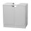 (White) Full Pedestal Bathroom Under Cupboard Storage 2