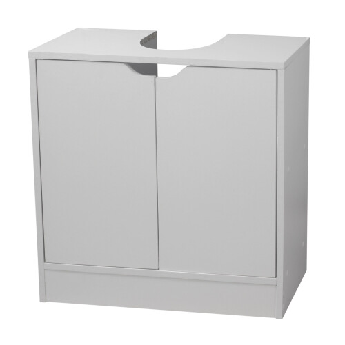 (White) Full Pedestal Bathroom Under Cupboard Storage 1