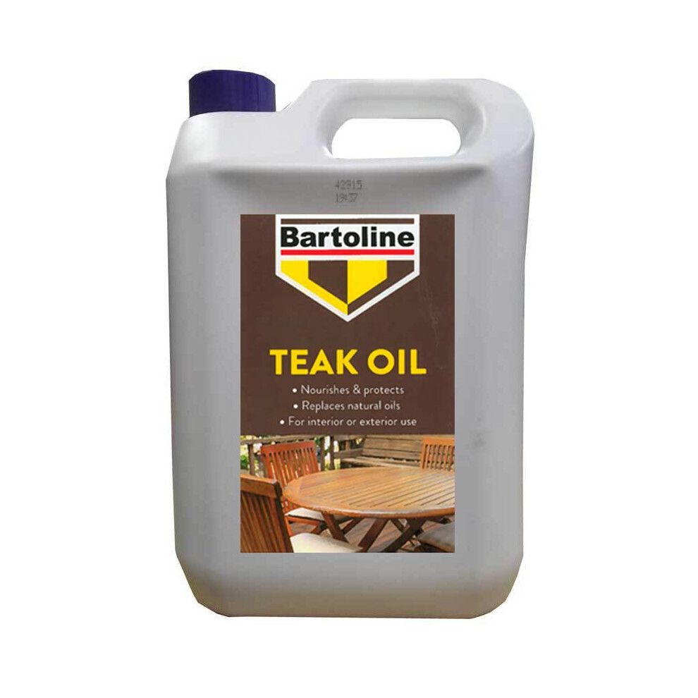 Bartoline Teak Oil 5 Litre