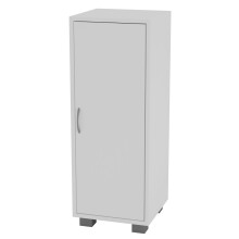 (White) 1 Door Wooden Cabinet Living Room Storage Unit
