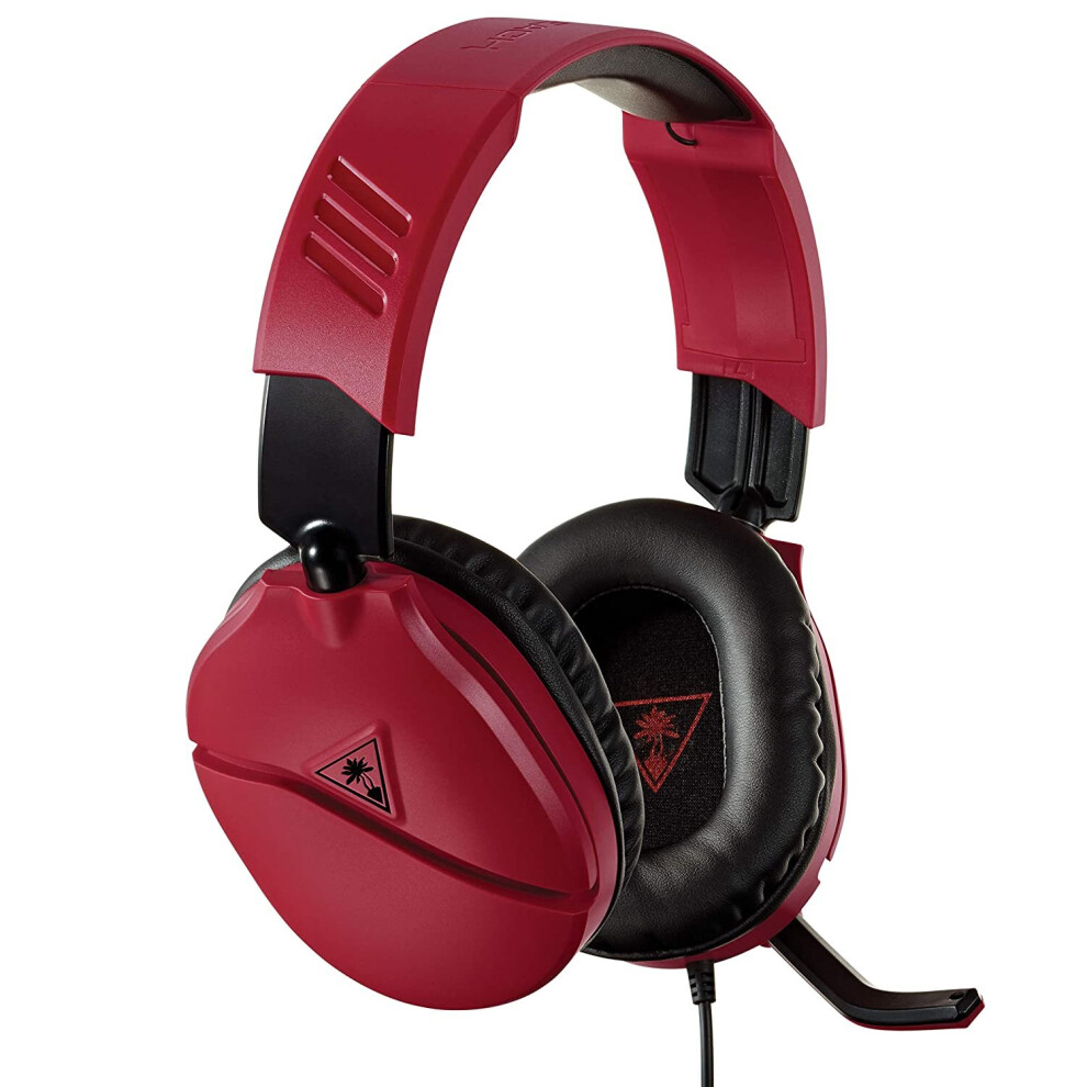 Turtle Beach Recon 70 Midnight Red Gaming Headset for PlayStation 5, PS4 Pro, PS4, Xbox One & Xbox Series X|S, Nintendo Switch, PC, and Mobile