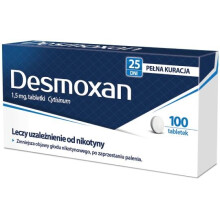 DESMOXAN 100 tabl, Nicorette NiQuitin SMOKING CESSATION FOR 25 DAYS