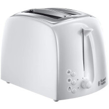 (White) Russell Hobbs 21641 Textures 2-Slice Toaster, 1000 W
