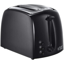 (Black) Russell Hobbs 21641 Textures 2-Slice Toaster, 1000 W