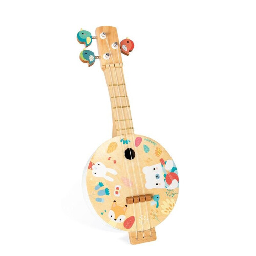 Janod Janod Pure Banjo - Plush Soft Toy 2