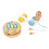 Janod Janod Pure Pull Along Snail - Plush Soft Toy 6