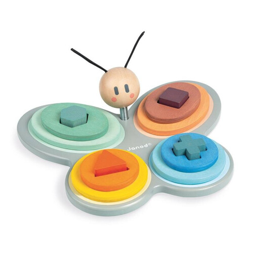 Janod Janod Sweet Cocoon Butterfly Shape Sorter 2