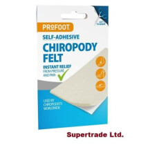 Profoot Chiropody Felt,Instant Pressure & Pain Relief,Self Adhesive Soft Padding  X  3