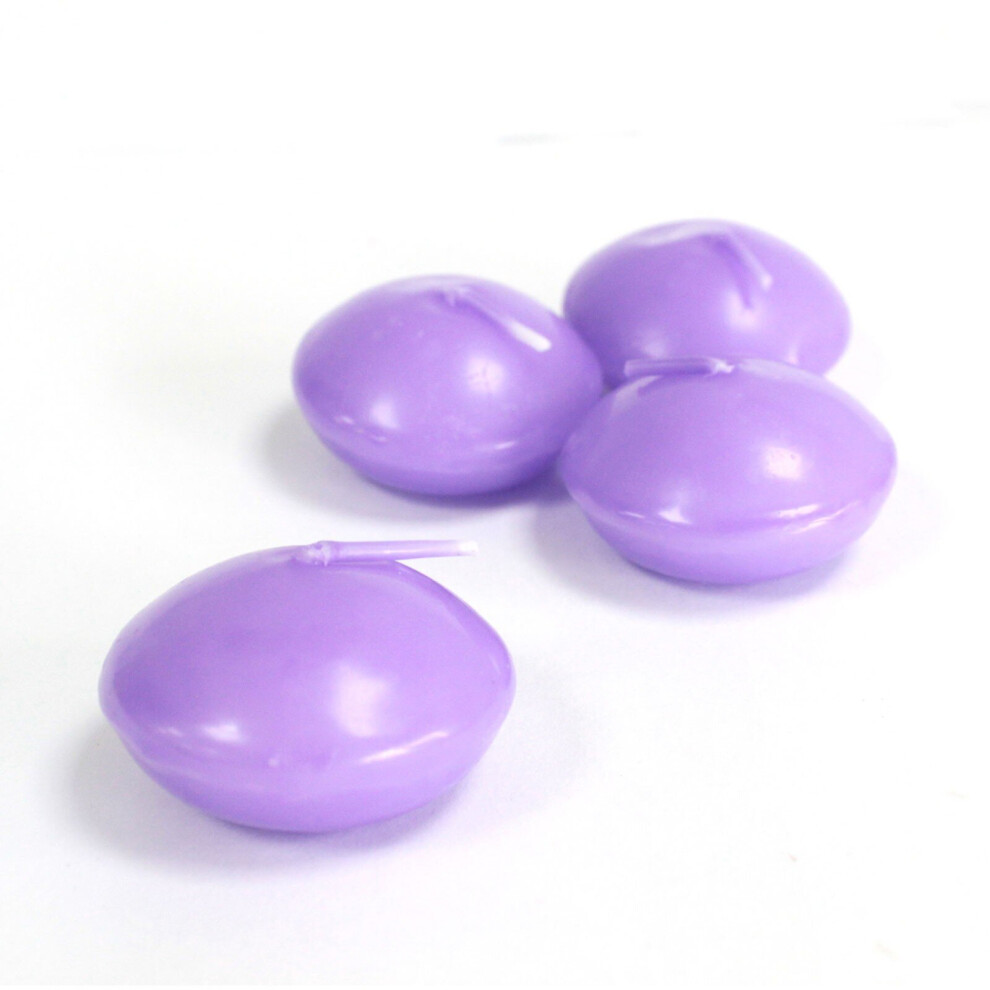 Ancient Wisdom Lilac Floating Candle - Aw Small