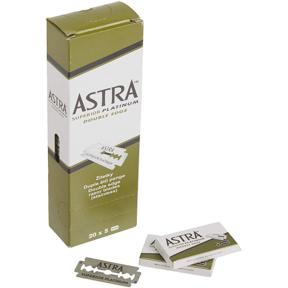 Astra Razor Blades, Pack of 100