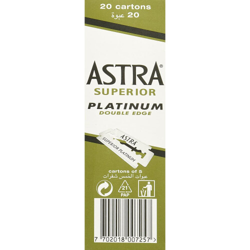 Astra Razor Blades, Pack of 100 2