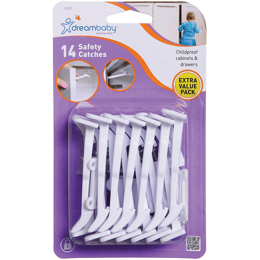 Dreambaby Secure Catches (Pack of 14)