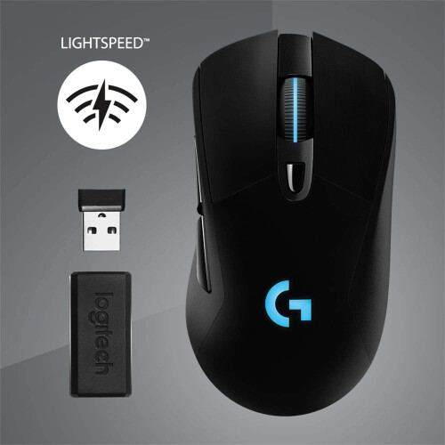 Logitech Logitech G703 Lightspeed Wireless Gaming Mouse W/Hero 16K Sensor, 1