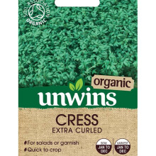 Unwins Grow Your Own Delicious Quick To Crop Extra Curled Cress Seeds