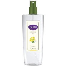 DURU Lemon Cologne Limon Kolonya Spray Pump Bottle, 150 ml
