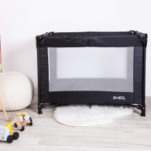 Red Kite Black Sleep Tight Travel Cot