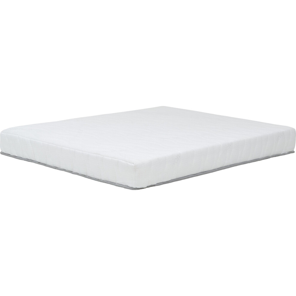 Venus Memory Cool Rolled Mattress Foam White Fabric