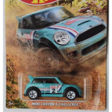 Hot Wheels 1:64 Aqua Mini Cooper S Challenge 4/6