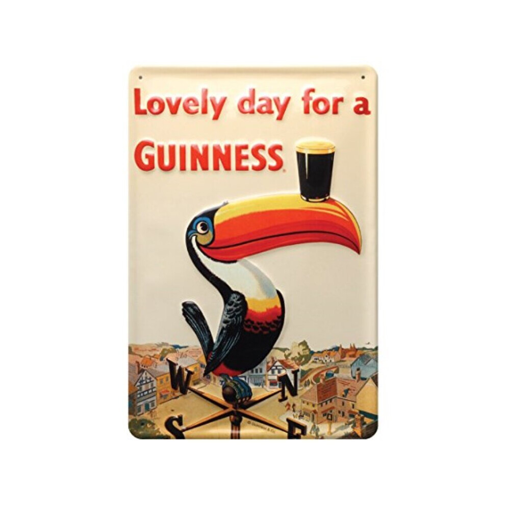 Guinness Metal Wall Sign (Toucan)