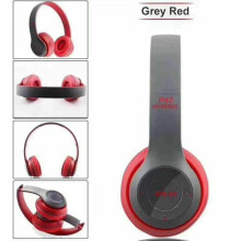 (red) Wireless Bluetooth Headset Gaming Headphones Foldable Stereo Noise Cancelling