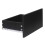 Skagen (Black Carcass and Black Drawers) 2 Drawer Wooden Bedside Cabinet Side Table 4