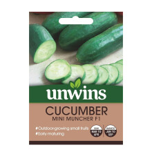 Unwins Grow Your Own Cucumber Mini Muncher Vegetable Seeds