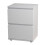 Skagen (White Carcass and White Drawers) 2 Drawer Wooden Bedside Cabinet Side Table 1