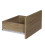Skagen (White Carcass and Oak Drawers) 2 Drawer Wooden Bedside Cabinet Side Table 2