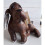 Sitting Faux Leather Dachshund Door Stop 1
