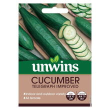 Unwins Grow Your Own Telegraph Improved Cucumber Vegetable Seeds