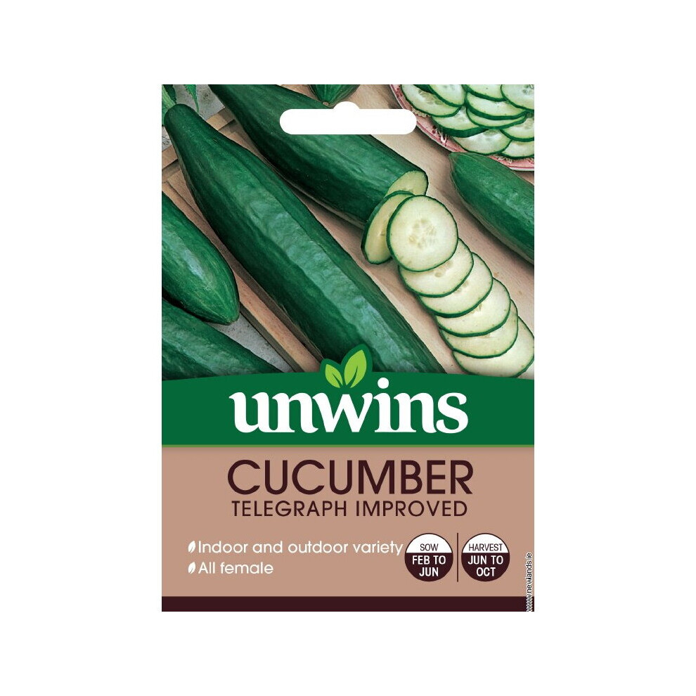 Unwins Grow Your Own Telegraph Improved Cucumber Vegetable Seeds