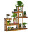 Living And Home Rustic Large Multi-Tiered Wooden Plant Stand 2