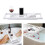 Living And Home Non Slip Bath Caddy Tray Bathtub Over Board Shelf Tablet Holder Rack 1