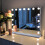 Living And Home Hollywood Touch Sensor Dimmable 15 LED Makeup Mirror 3