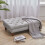 Living And Home Velvet Rectangle Buttoned Footstool With 4 Wood Legs 1