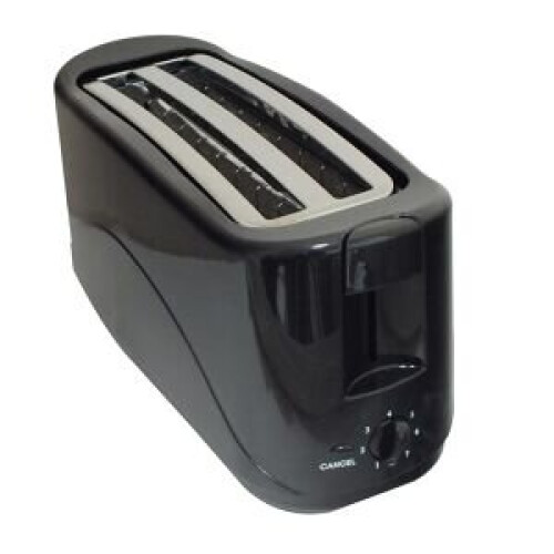 Kitchen Perfected 4 Slice Long Slot Toaster - Black 2