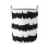 Premier Housewares Premier housewares Black / White Fabric Basket 1