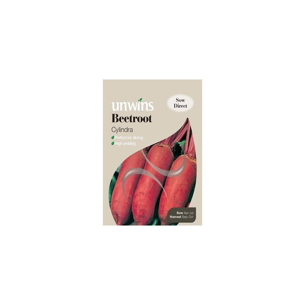 Unwins Grow Your Own Beetroot Cylindra Vegetable Seeds