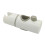 EcoSpa 25mm Shower Handset Head Slider Clamp Holder Bracket White 1