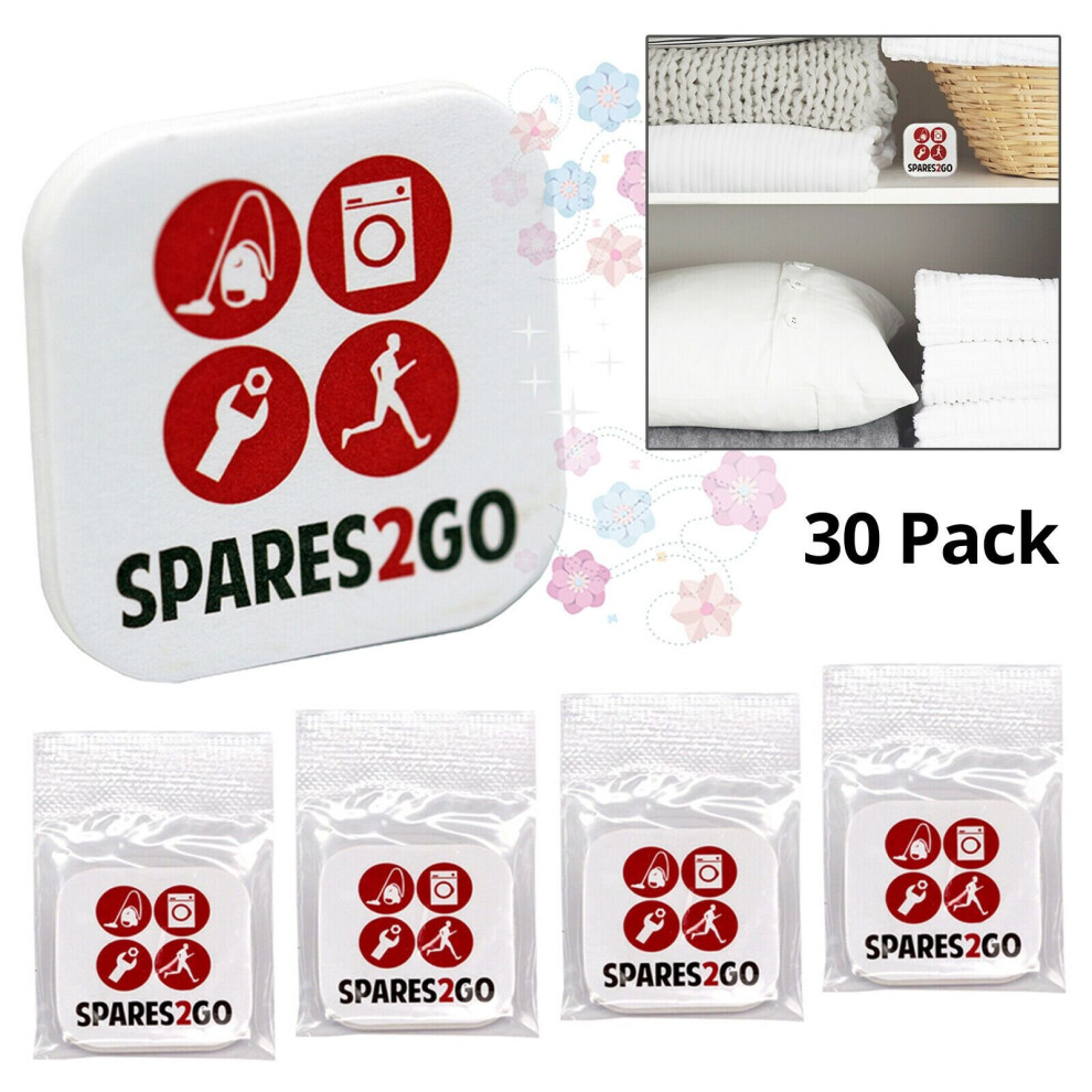 Spares2go Air Freshener Tabs Perfumed Scented Fresheners For Linen Laundry Cupboards X 30