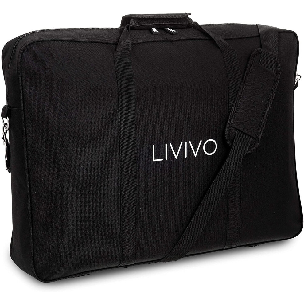 Livivo Heavy Duty Orchestral Music Sheet Stand Storage Bag Carry Case orchestral music stands Black