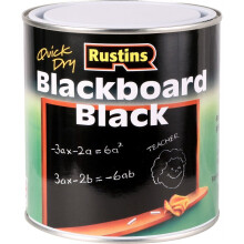 Rustins Hurtigtørrende Tavlemaling Sort 100 ml